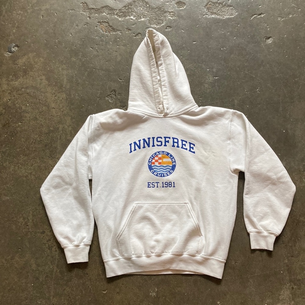 Innisfree Cruise Line tourist hoodie in white